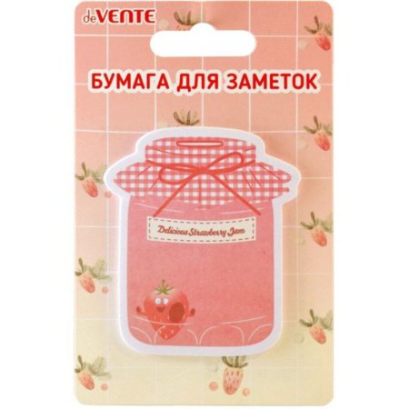 Бумага с липким краем  30л, фигурная Jam&Juice,  ассорти