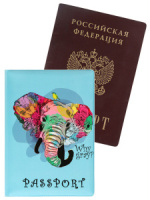 Обложка для паспорта "Слон" ПВХ