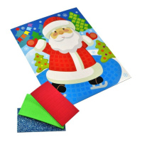 Аппликация из EVА 20*16см "Дед мороз" 3+