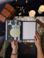 Блокнот таролога А5  96л., 7БЦ "Магия" мат лам+тиснение