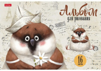 Альбом А4 16л скоба "Зоозаврики"  пл. 100 гр/м