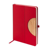 Ежедневник недат. А5 136л., тв.пер., иск.кожа "Bosforo. Красный" ляссе
