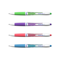 Ручка шар. ЕК FIORE автомат, синяя, 0,7мм, рез.держ, цв.тонир. корп. (ассорти)