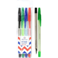 Набор ручек шар. Attomex   4 цв., 0,7мм