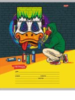 Тетрадь А5 18л кл. Проф-Пресс "Микс-110" 5 диз.в спайке, белизна 100%