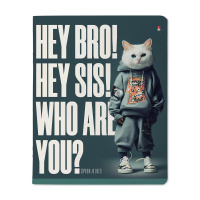 Тетрадь А5 48л кл. Альт "AI cat" УФ-лак