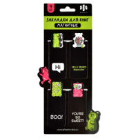 Набор закладок магнитных  4шт., "Жилейные мишки" 30*60мм