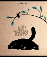 Тетрадь А5  96л кл. ПЗБМ "Не сегодня" мат.лам., брайль, белизна 100%