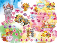 Игра с фишками. "Мишутка и его друзья" европодвес