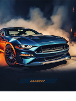 Блокнот А6  40л гребень "Премиально авто - 1" клетка