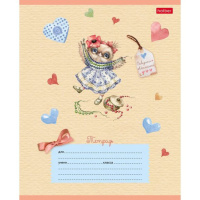 Тетрадь А5 12л лин. Hatber "Совушки-милашки", белизна 98%