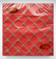 Салфетка  Gold decor "Диамант" 33*33см, 20 шт., 3-х слойная