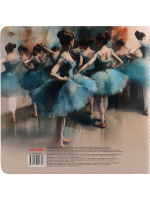 Скетчбук 190*190мм  20л., сшивка, 200гр/м2 "Выступление балерин"