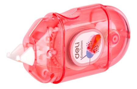 Корректирующая лента Deli 5мм*6м, ассорти