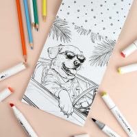 Раскраска "Современная раскраска. Модные животные" А5 64 стр.