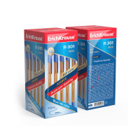 Ручка шар. ЕК R-301 0.7 мм AMBER синяя