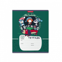 Тетрадь А5 12л лин. Erich Krause "Adventure Friends" MIX-PACK