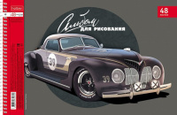 Альбом А4 48л гребень "Топ гараж"  пл. 100 гр/м, перфорация