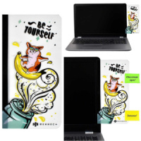 Панель на монитор для стикеров 10*20см "Корги" ПВХ 500мкм