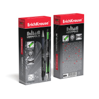 Ручка шар. ЕК MEGAPOLIS CONCEPT автомат, черная, 0,7мм, непрозр.пласт.корп, рез.держ.