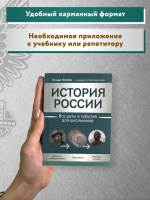 Книжка А6 268стр. "Большая перемена. История России: все даты и события для школьников"