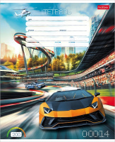 Тетрадь А5 12л кл. Hatber "Престижные гонки" 5 диз.в блоке, белизна 100%