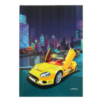 Алфавитная книга А5  80л "Городское авто" вырубка