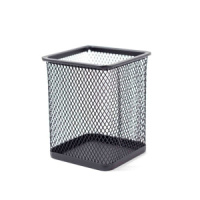 Стакан наст. "deVENTE" 8*8*10см, метал., квадратный, черный