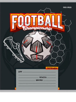 Тетрадь А5 12л косая лин. с доп.горизонт.лин. Проф-Пресс "Спорт и мяч" 5диз.в сп.