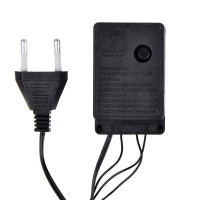 Гирлянда LED светодиодная 180 ламп, 14 м., черный провод, 8 режимов 220В, мультицвет