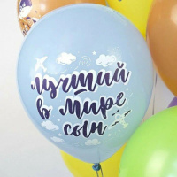 Набор шаров с рисунком 12"  Король песочницы!  5шт/уп