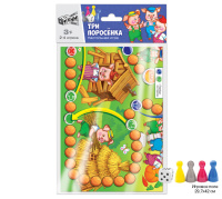 Игра с фишками. "Три поросенка" А3, 5+