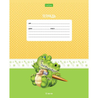 Тетрадь А5 12л лин. Hatber "Зоосад", белизна 92%