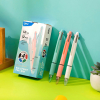 Ручка шар. многоцв. 4-х цветная, 1,0 мм, резин.манжета