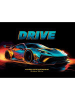 Альбом А4 32л клеевой кор. "Авто и драйв" пл. 100гр/м*