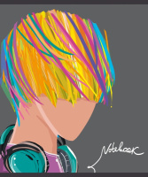 Тетрадь А5 48л кл. ПЗБМ "Сделай звук ярче" софт-тач, брайль, белизна 100%