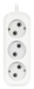 Удлинитель Smartbuy, 3 гнезда 1,5 м.10А/2,2кВт без заземления ПВС 2х1