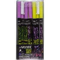 Ручка гелевая стираемая deVENTE "Robotic" синяя, 0,5мм