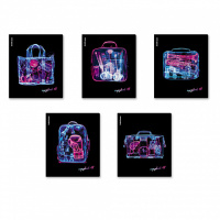 Тетрадь А5 48л кл. Erich Krause "Detection", металлизир.голография MIX-PACK