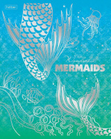 Тетрадь А5 48л кл. Hatber "Русалочки", фольгир., 5диз.в блоке, белизна 98%