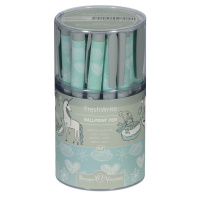 Ручка шар. BV "FreshWrite. Девочка и единорог. Снежинки" синяя, 0,7мм