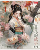 Тетрадь А5 48л кл. Hatber "Удивительная Азия" 5 диз.в спайке, белизна 100%