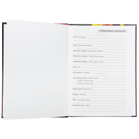 Ежедневник недат. А5  80л., 7БЦ "Современная абстракция" твин лак, холодная фольга