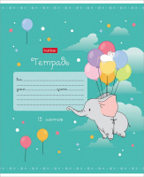 Тетрадь А5 12л кл. Hatber "Воздушное путешествие" белизна 98%