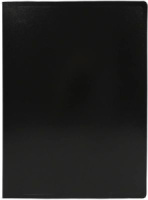 Папка c пружин. скоросш. пластик. 0,5мм, черная