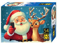Пазлы   54 элемента  180*130мм. "Новогодние истории"