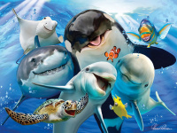 Пазл 3D  48 дет.  31*23см "Океанское селфи"