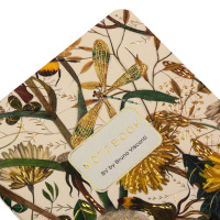 Записная книжка А6  32л. картон, мягк.пер. "Flora. Summer Greens" лин.