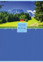 Тетрадь А4  80л кл. скоба Hatber "Живописные пейзажи" глянц.лам.