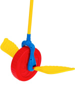 Каталка на палочке "Колесико с крылышками"  16см